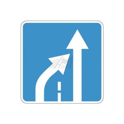 купить дорожный знак 5.15.5д, 5.15.6д Конец полосы в Нягани